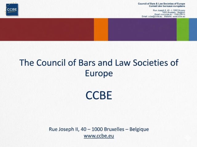 Council of Bars and Law Societies of Europe (CCBE): Νέος τεχνικός οδηγός για τη χρήση Τεχνητής Νοημοσύνης από δικηγόρους